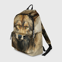 Рюкзак Волк в стиле диаграмм Давинчи, цвет: 3D-принт