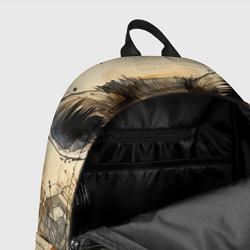 Рюкзак Енот в стиле диаграмм Давинчи / 3D-принт – фото 4