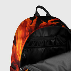 Рюкзак Пламя в темноте, цвет: 3D-принт — фото 2