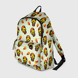 Рюкзак Череп и капля мозаика, цвет: 3D-принт