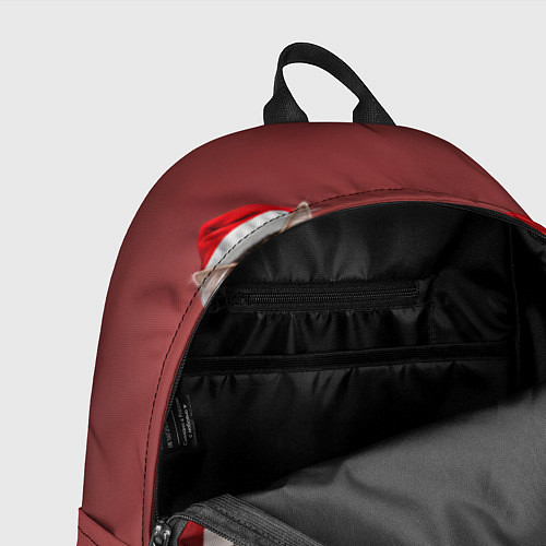 Рюкзак С новым котом - два кота в костюмах Санты / 3D-принт – фото 4