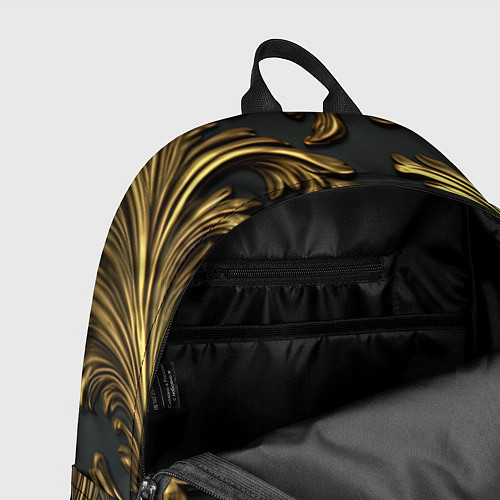Рюкзак Позолоченные классические объемные узоры / 3D-принт – фото 4