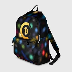 Рюкзак Bitcoin logo criptomoney, цвет: 3D-принт