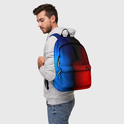 Рюкзак Неоновый градиент краски, цвет: 3D-принт — фото 2