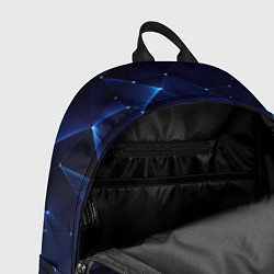 Рюкзак Синяя геометрическая абстракция, цвет: 3D-принт — фото 2