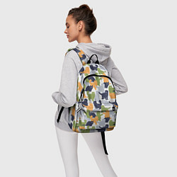 Рюкзак Пушистые кошки, цвет: 3D-принт — фото 2