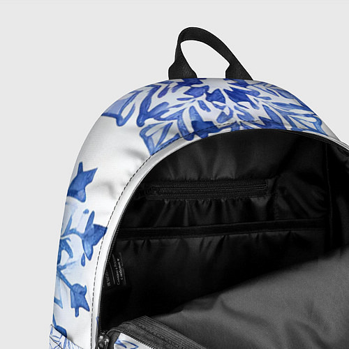 Рюкзак Снежинки в ряд / 3D-принт – фото 4