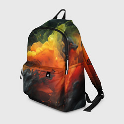 Рюкзак Взрыв оранжевой краски, цвет: 3D-принт