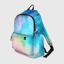 Рюкзак Цветные разводы акварели, цвет: 3D-принт