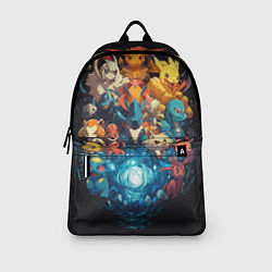 Рюкзак Все покемоны в сборе, цвет: 3D-принт — фото 2