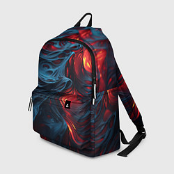 Рюкзак Яркая волнистая абстракция, цвет: 3D-принт
