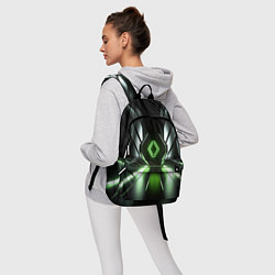 Рюкзак Зеленый луч, цвет: 3D-принт — фото 2