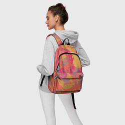 Рюкзак Цветной яркий камуфляж, цвет: 3D-принт — фото 2