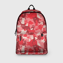 Рюкзак Розовый кошачий комуфляж, цвет: 3D-принт — фото 2