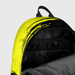 Рюкзак Pubg текстура краски жёлтые, цвет: 3D-принт — фото 2