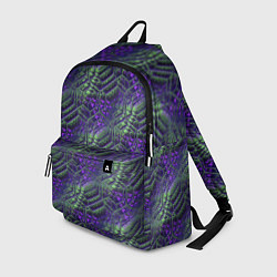 Рюкзак Фиолетово-зеленые ромбики