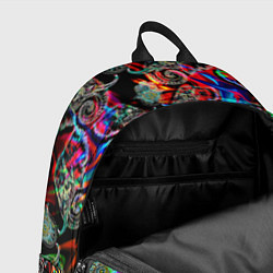 Рюкзак Слоники в орнаменте, цвет: 3D-принт — фото 2