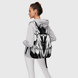 Рюкзак Tesla - black and white, цвет: 3D-принт — фото 2
