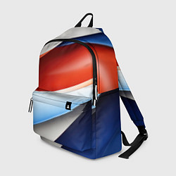 Рюкзак Абстрактный минимализм плавные волнистые линии, цвет: 3D-принт