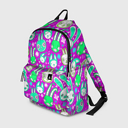 Рюкзак Разноцветные зайцы, цвет: 3D-принт