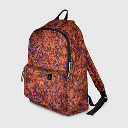 Рюкзак Яркий красно-коричневый со фиолетовым свечением, цвет: 3D-принт