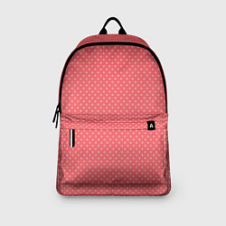 Рюкзак Нежный розовый в белый горошек, цвет: 3D-принт — фото 2