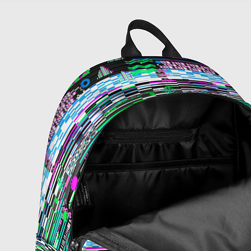 Рюкзак Abstract color pattern / 3D-принт – фото 4
