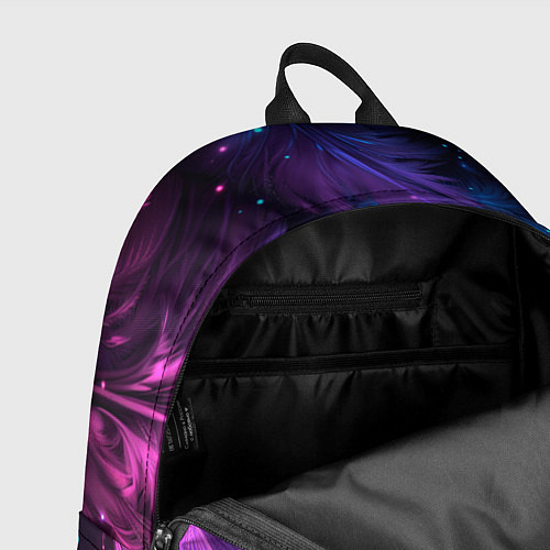 Рюкзак Искрящиеся перья в розовых и голубых оттенках / 3D-принт – фото 4