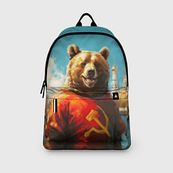Рюкзак Медведь с гербом СССР, цвет: 3D-принт — фото 2