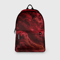 Рюкзак Красный густой дым инферно - inferno red, цвет: 3D-принт — фото 2