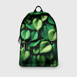 Рюкзак Зеленые листья и мох, цвет: 3D-принт — фото 2