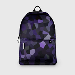 Рюкзак Кристаллизация темно-фиолетового, цвет: 3D-принт — фото 2
