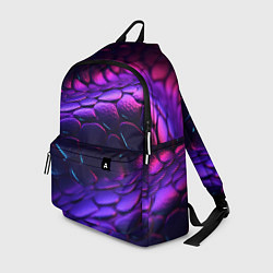 Рюкзак Фиолетовая абстрактная текстура неоновая