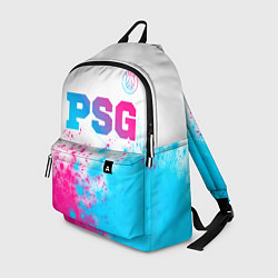 Рюкзак PSG neon gradient style посередине, цвет: 3D-принт