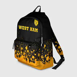 Рюкзак West Ham - gold gradient посередине, цвет: 3D-принт
