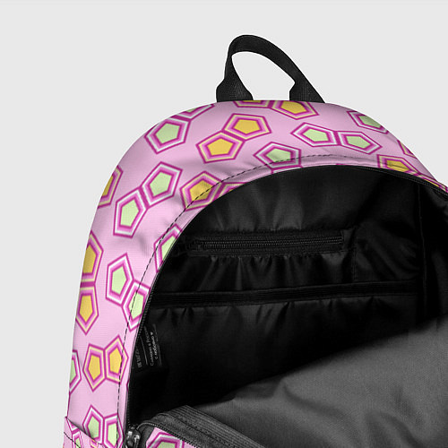 Рюкзак Мозаика на розовом / 3D-принт – фото 4