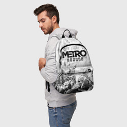 Рюкзак Metro Exodus white graphite, цвет: 3D-принт — фото 2