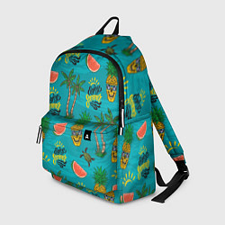 Рюкзак Enjoy summer pattern - pineapple, цвет: 3D-принт