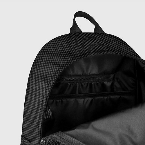 Рюкзак Текстурированный чёрно-серый / 3D-принт – фото 4