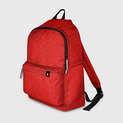 Рюкзак Красный однотонный текстурованный