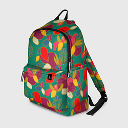 Рюкзак Ягодно-цветочная абстракция, цвет: 3D-принт