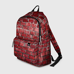 Рюкзак Текстура красного кирпича, цвет: 3D-принт