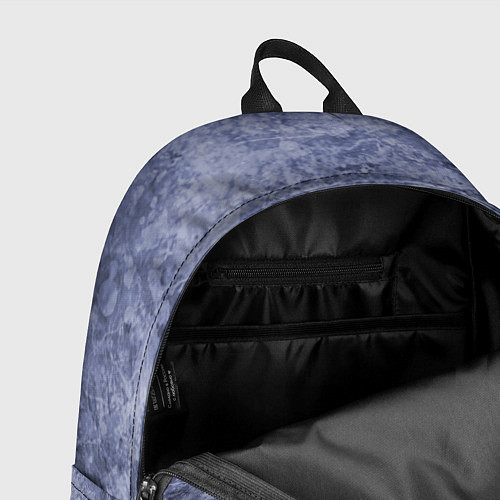 Рюкзак Абстракция - синий лёд / 3D-принт – фото 4