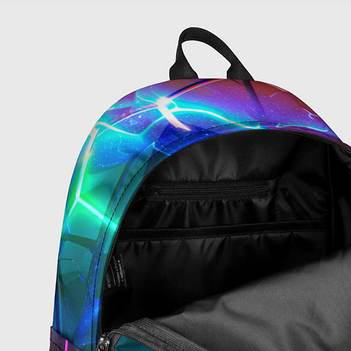 Рюкзак Яркие неоновые радужные разбитые плиты / 3D-принт – фото 4