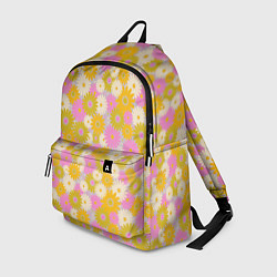 Рюкзак Разноцветный цветочный паттерн