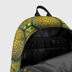 Рюкзак Чертоги разума - мозги в лабиринте, цвет: 3D-принт — фото 2