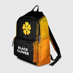 Рюкзак Black Clover - gold gradient по-центру, цвет: 3D-принт