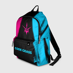 Рюкзак Code Geass - neon gradient по-центру, цвет: 3D-принт