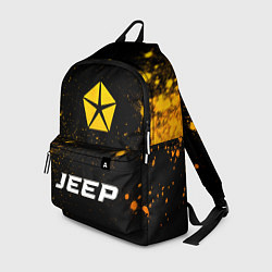 Рюкзак Jeep - gold gradient по-центру, цвет: 3D-принт