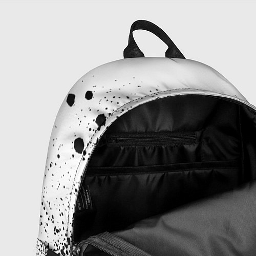Рюкзак Просто краски чёрные / 3D-принт – фото 4